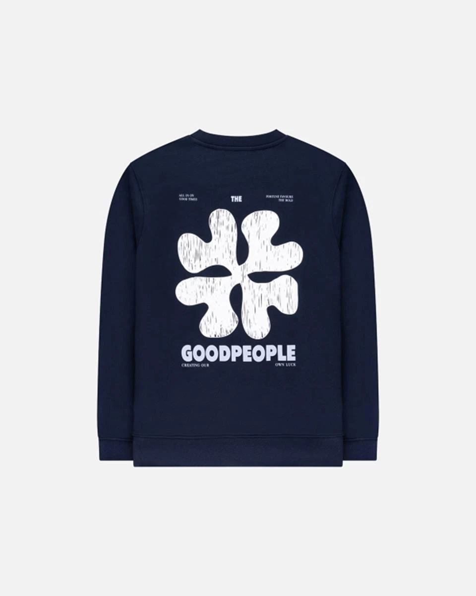 The GoodPeople Sweater Lito Blauw 3