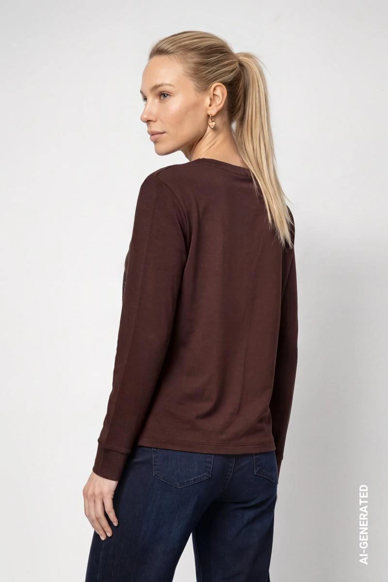 Monari Longsleeve 810559 Bruin 6