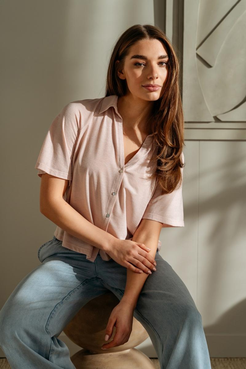 &Co Woman Blouse BL429 Roze 4