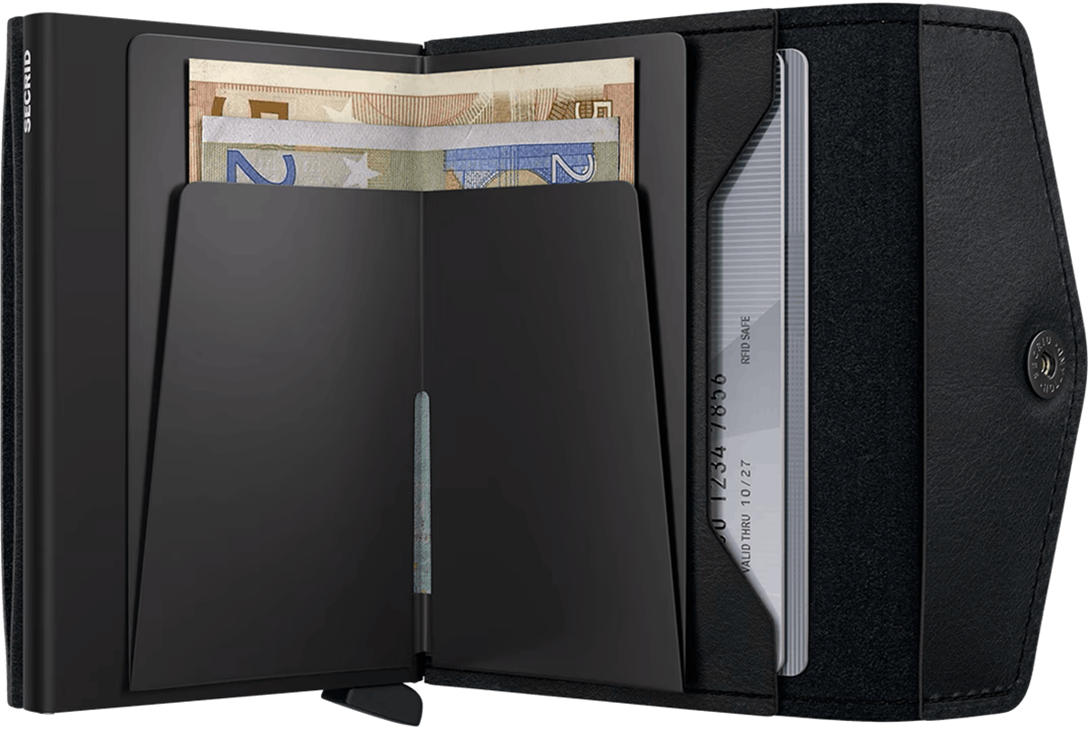 Secrid Wallet EV-Black Zwart 3