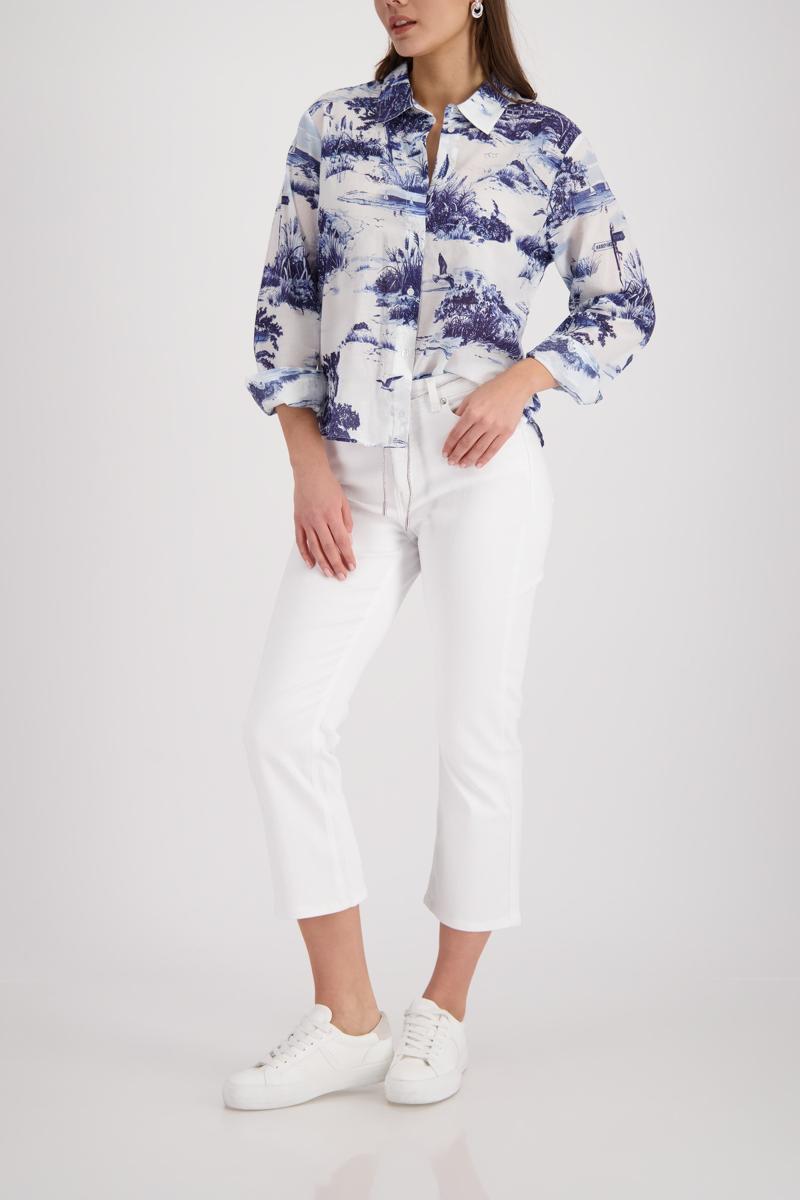 Monari Blouse 410637 Blauw 3