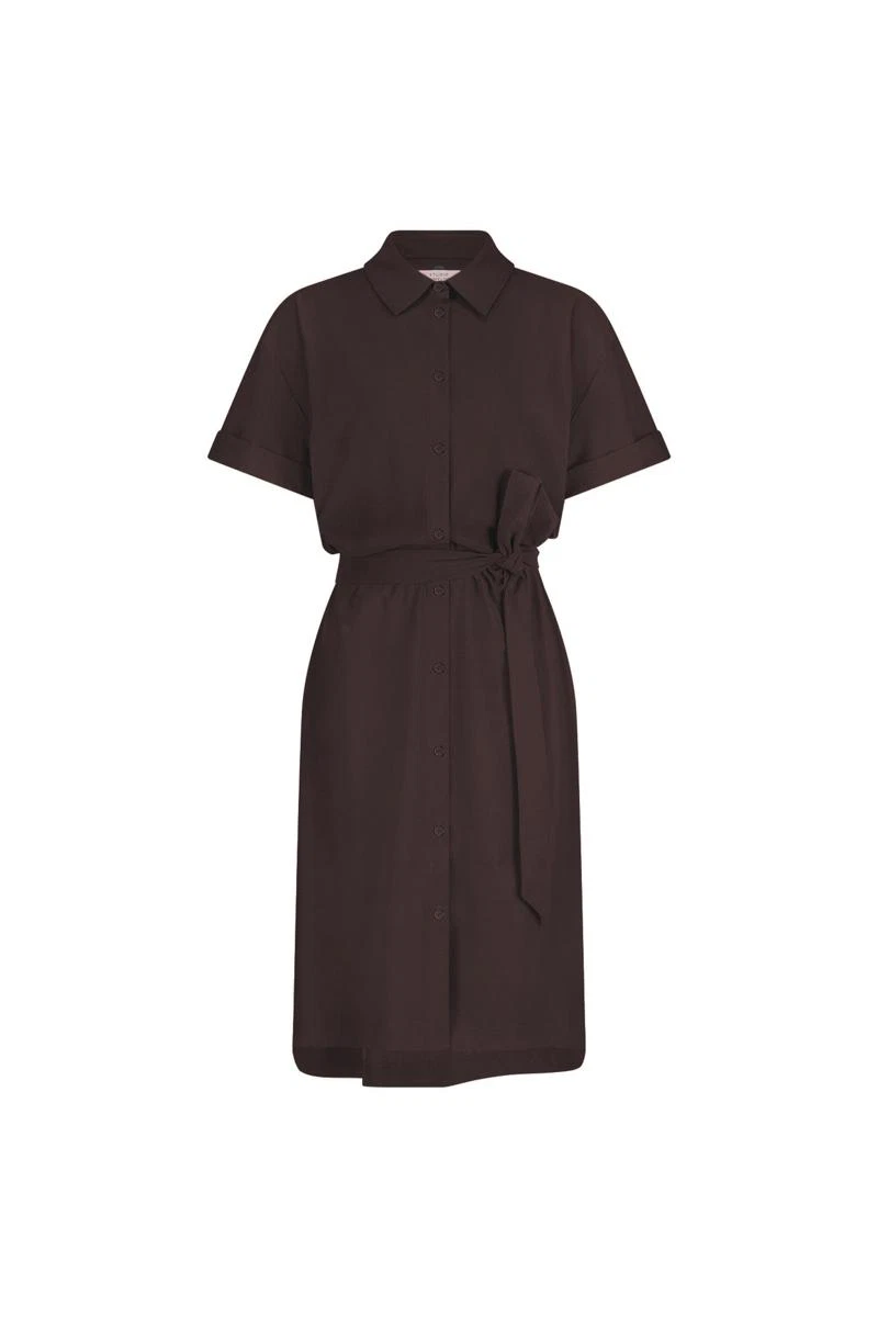 Studio Anneloes Jurk Louni blouse dres Bruin 3