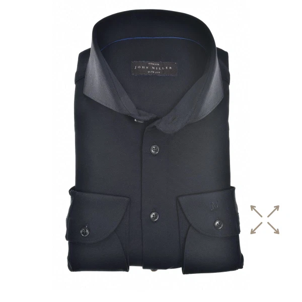 John Miller Overhemd 5346516 Zwart 1
