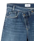 Cambio Jeans Baggy Asymmetrical Blauw 3