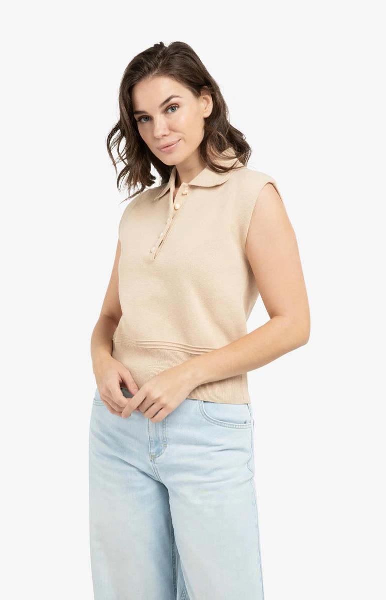 YAYA Top 01-000572-603 Beige 1