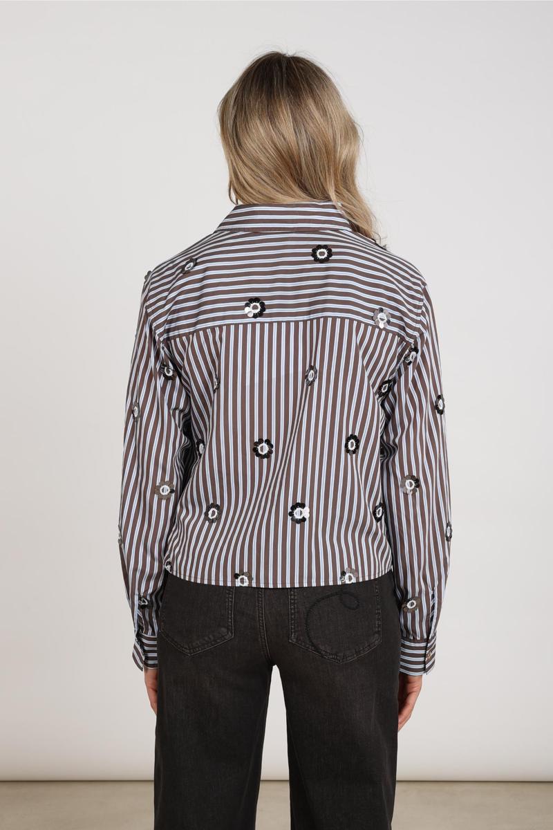 NUKUS Blouse NKF02139 Bruin 3