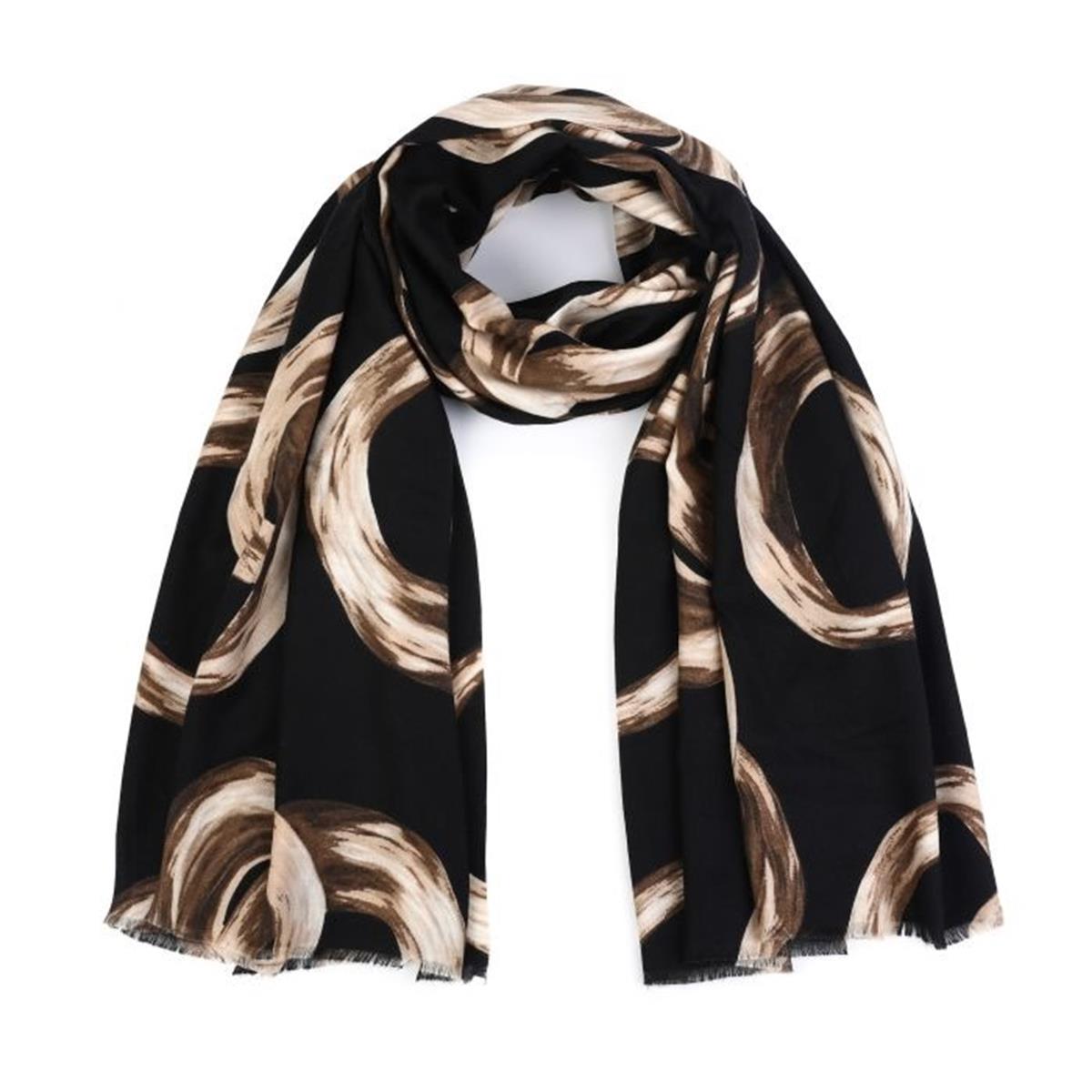 Sunset Sjaal SH70289 Zwart 1