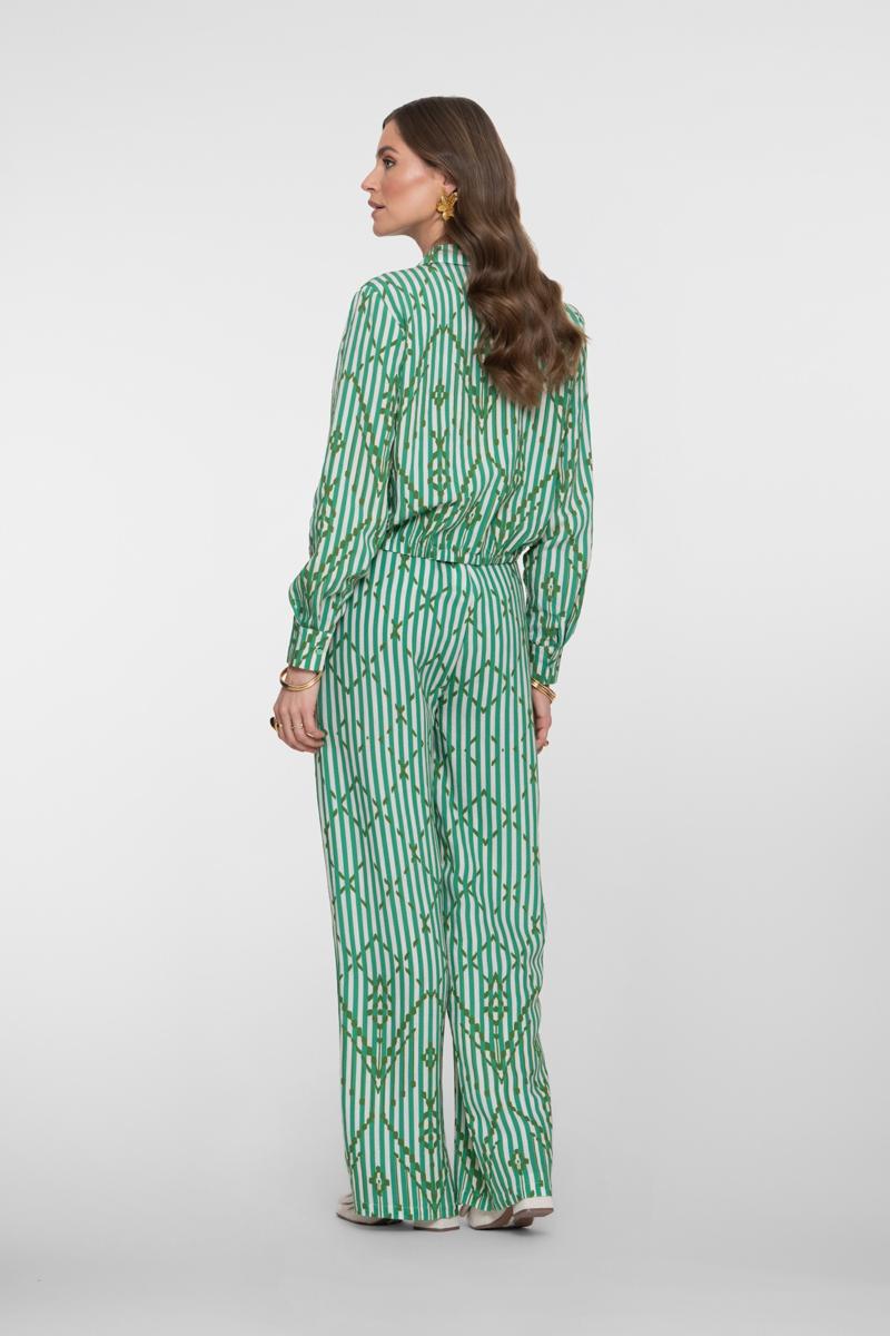 Geisha Pantalon 61218-20 Groen 3