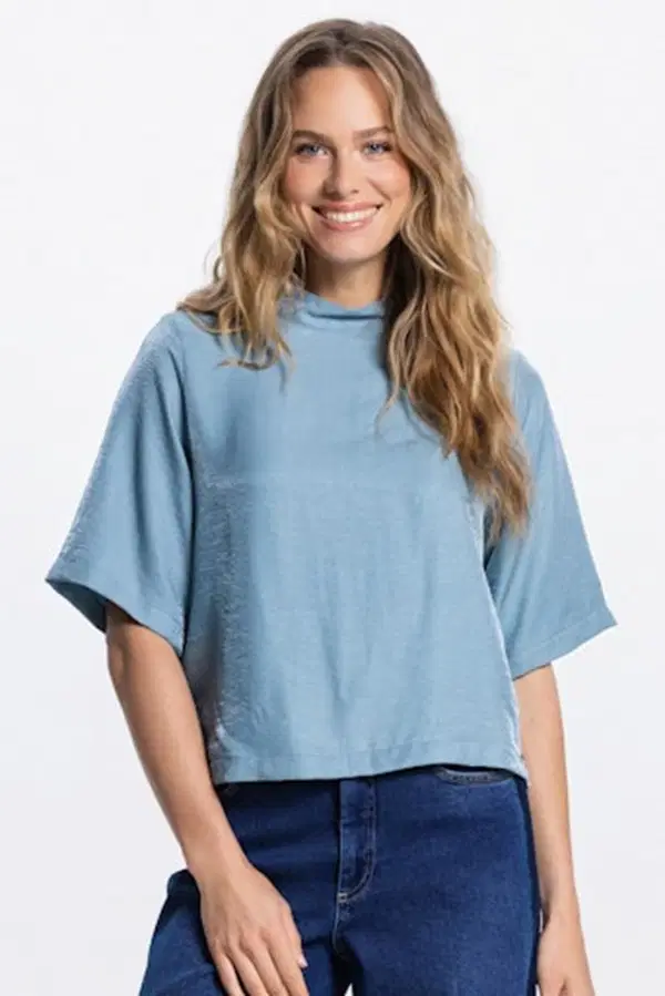 Jansen Amsterdam Blouse Odile Blauw 1