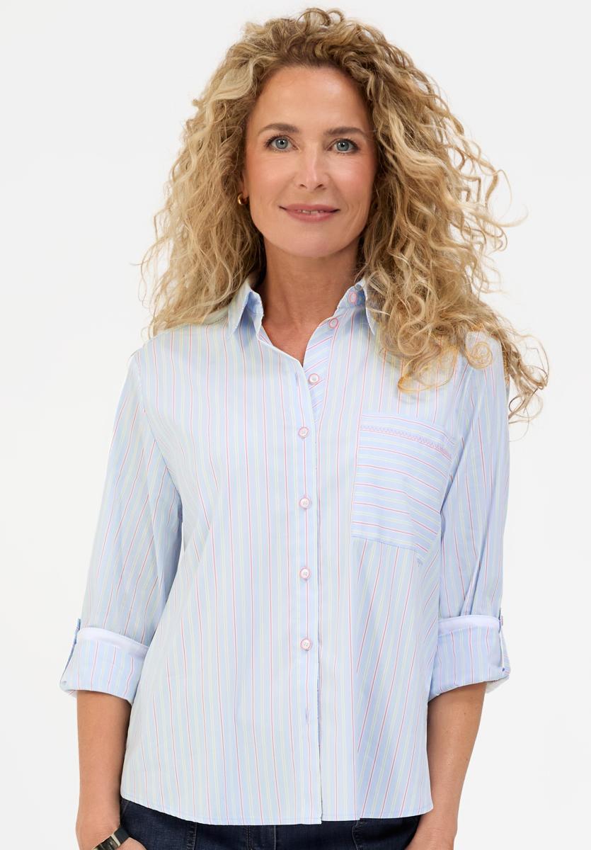 Bianca Blouse Anina Blauw 1