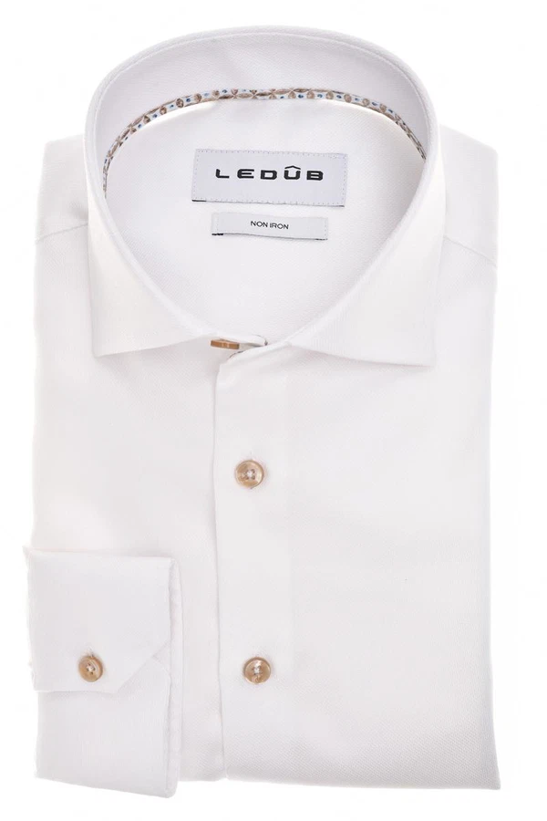 Ledûb Overhemd 0143350 Wit 1