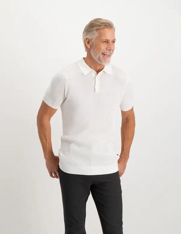 Saint Steve Polo Sietse Wit 1