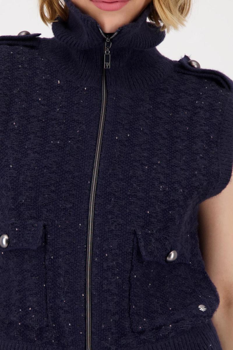 Monari Gilet 809107 Blauw 5