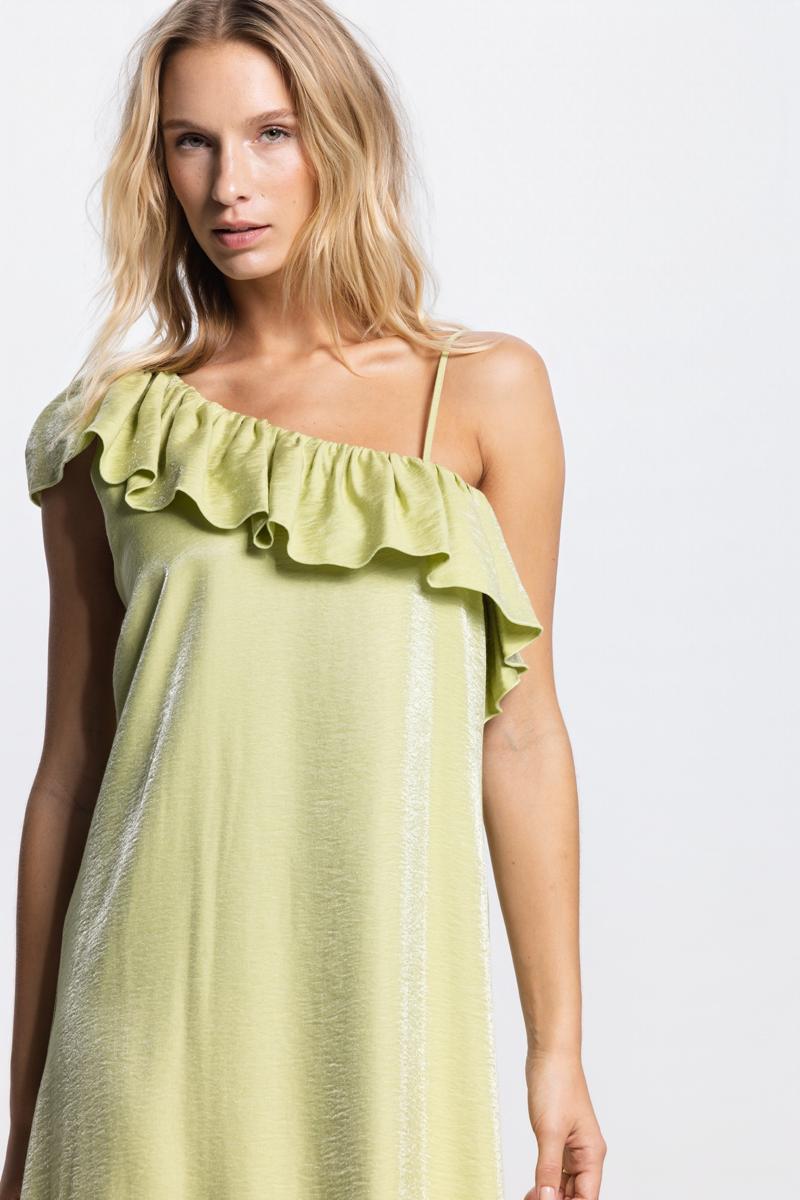 Jansen Amsterdam Jurk NIEK SS26.4 Groen 2