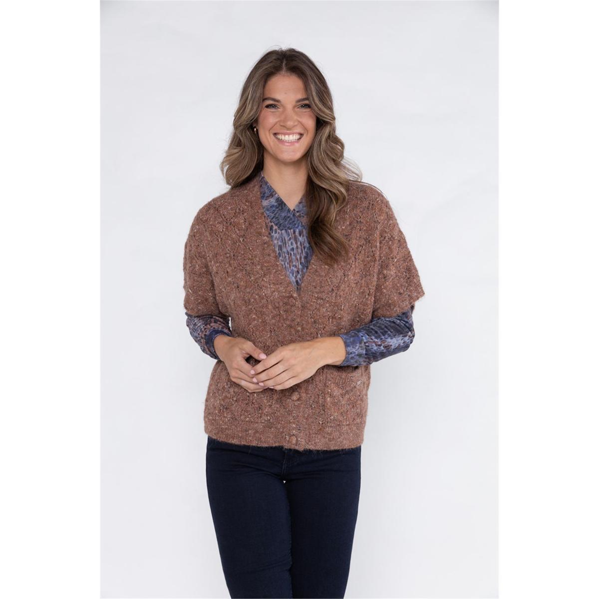 Roberto Sarto Vest 531129 Bruin 1