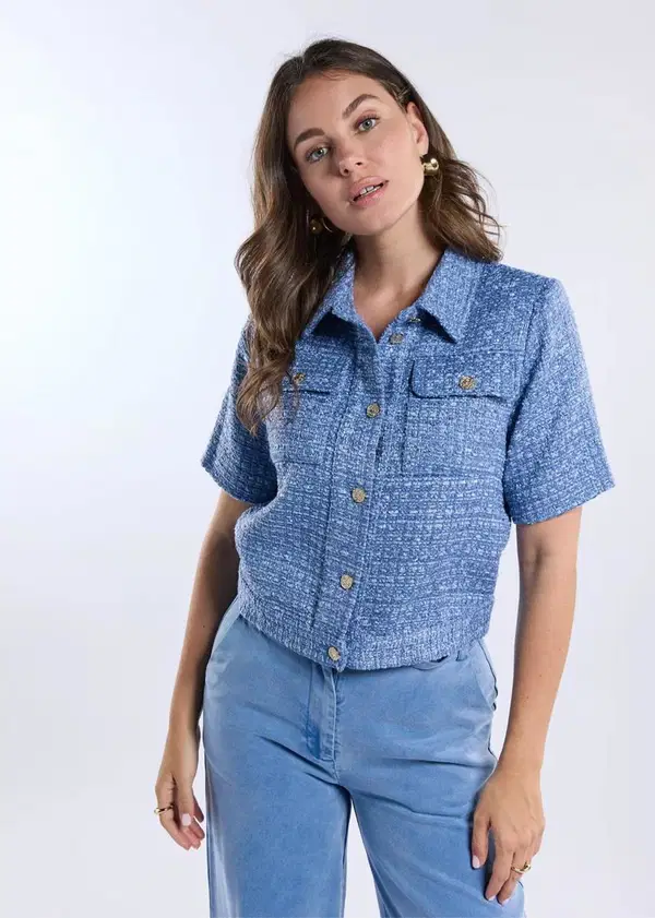 Freebird Blazer Lourdes Blauw 1