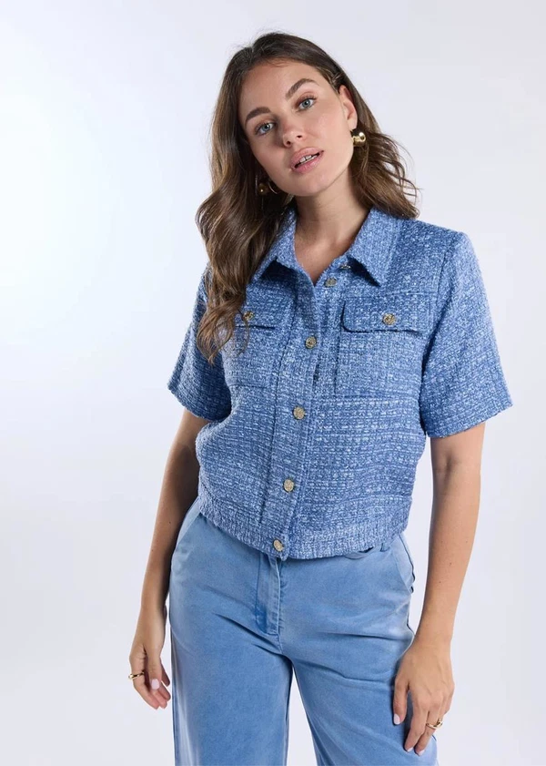 Freebird Blazer Lourdes Blauw 1