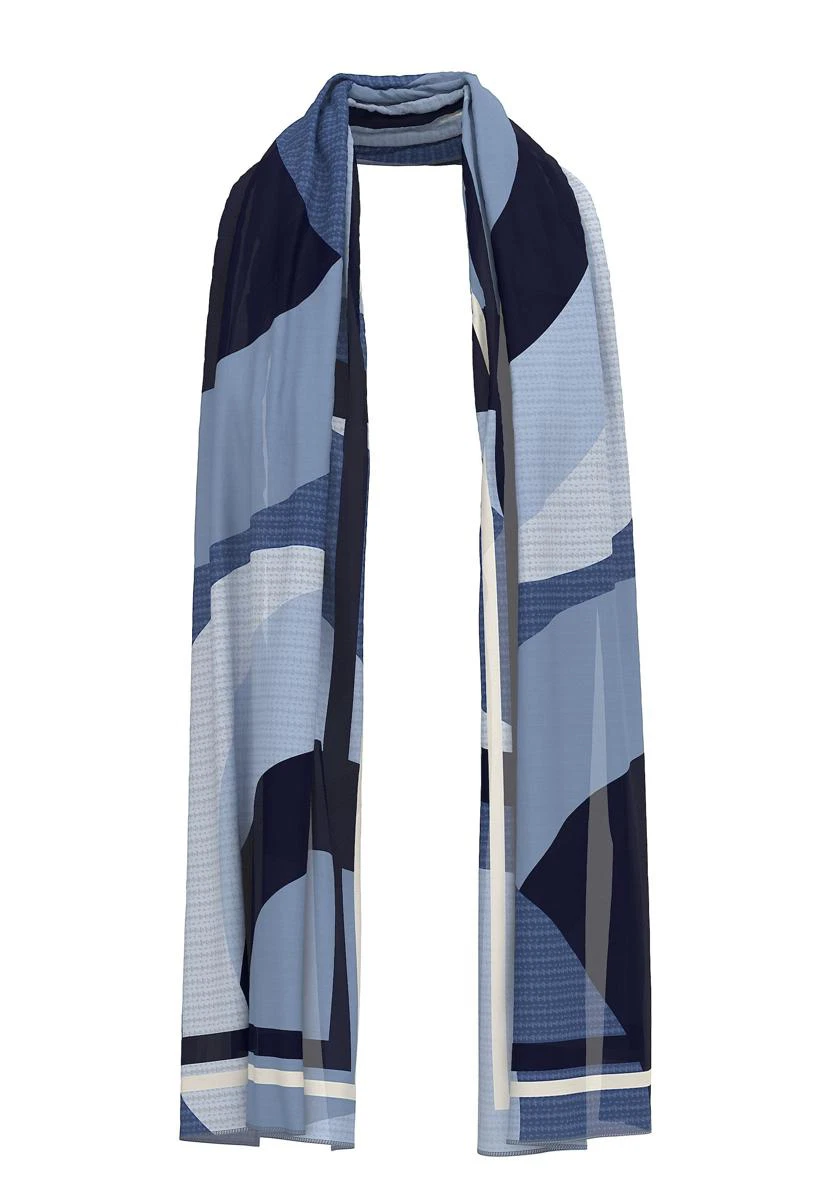 Frank Walder Sjaal W62109770 Blauw 2