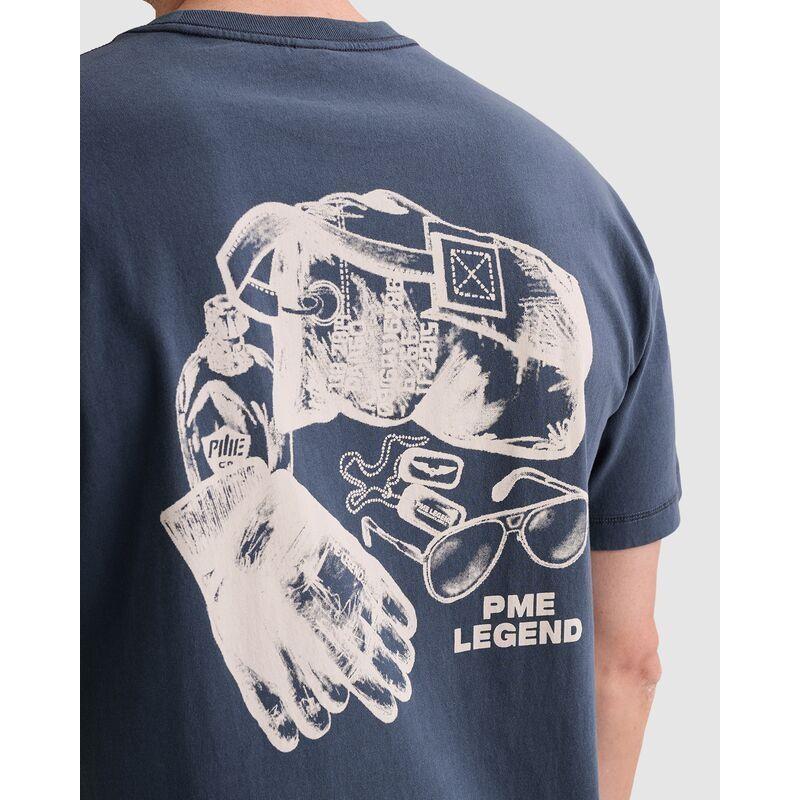 PME Legend T-Shirt PTSS2606577 Blauw 4