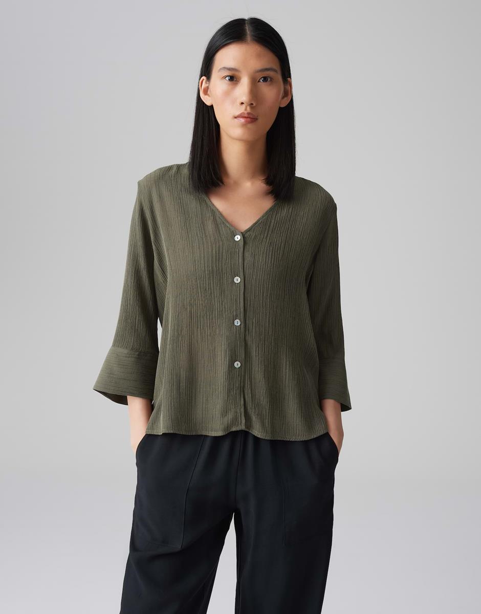 OPUS Blouse Felsea Groen 1