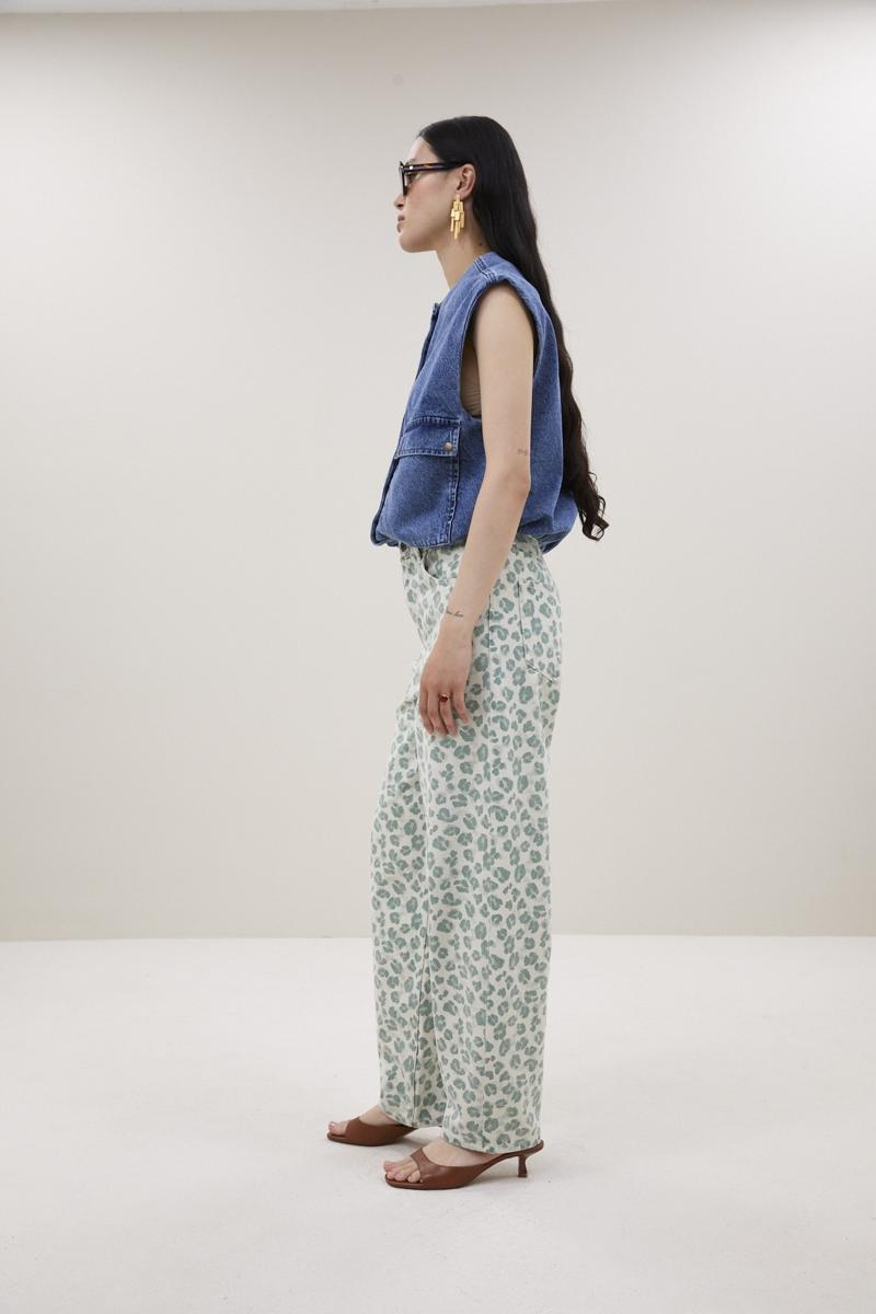 By-Bar Gilet Maggie Sleeveless Blauw 4