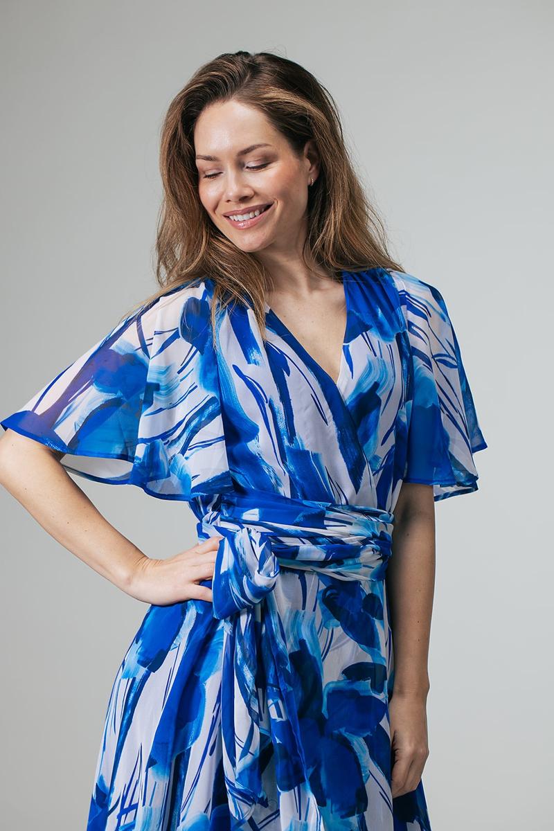 Label DOT Jurk Stella Blauw 4