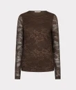 EsQualo Longsleeve W26.30724 Bruin 1