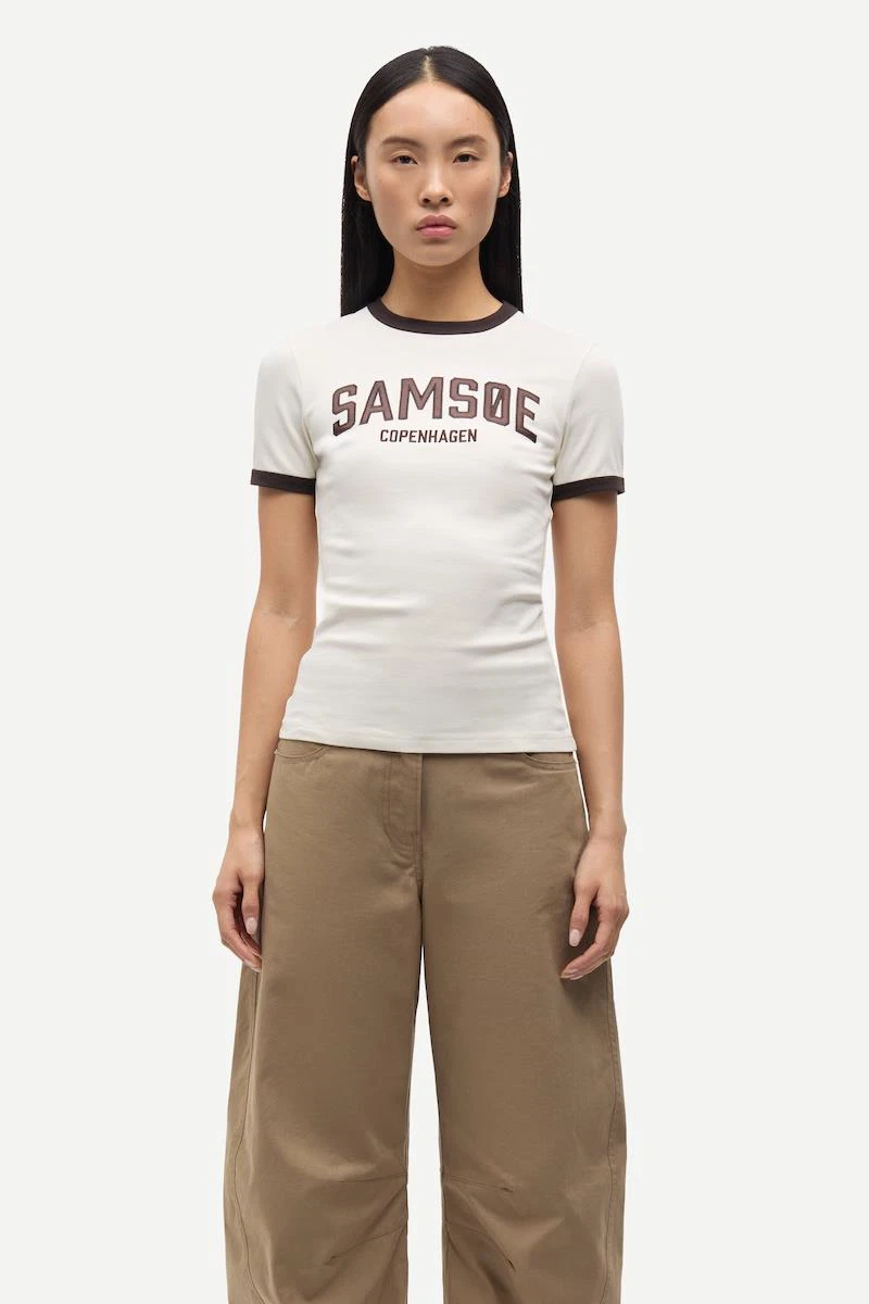 Samsøe Samsøe T-Shirt Sabond Off-White 1