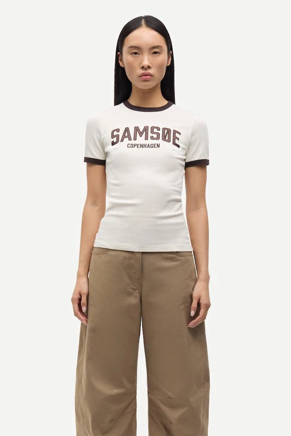 Samsøe Samsøe T-Shirt Sabond Off-White 1
