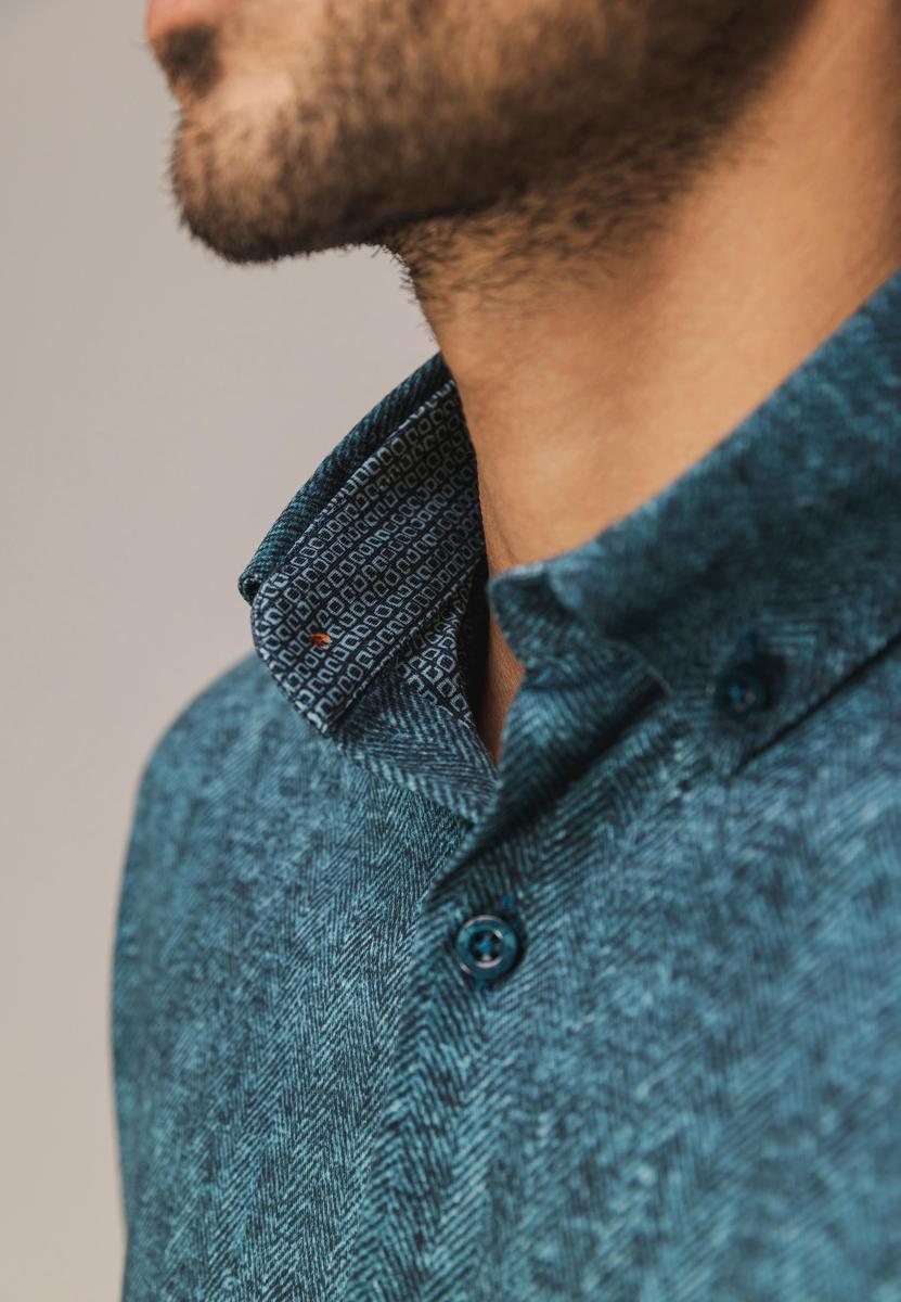 State of Art Overhemd 214-25287 Blauw 5