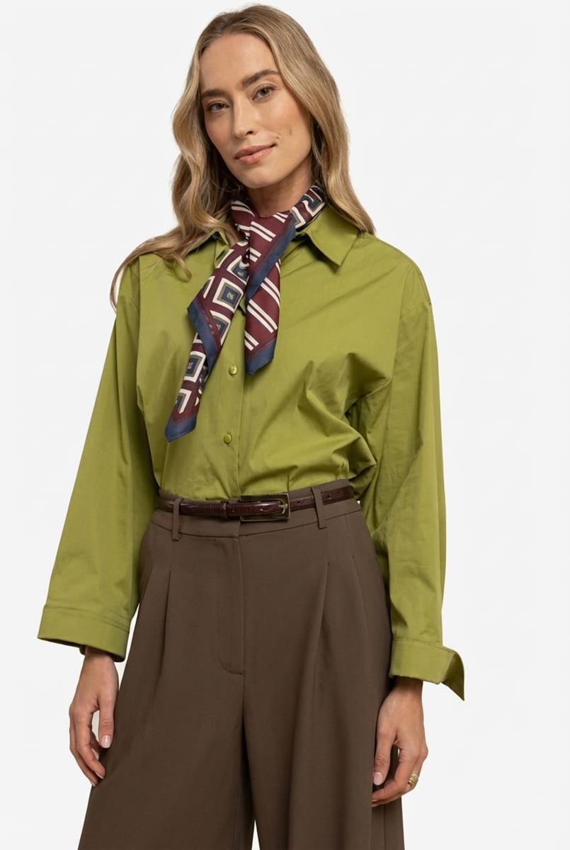 Studio Anneloes Blouse Erina Poplin Groen 1