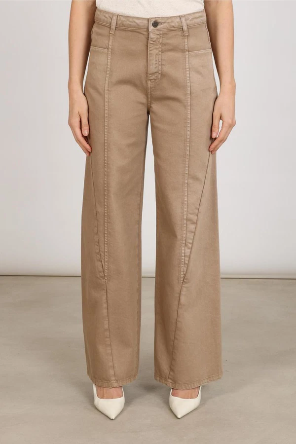 NUKUS Jeans Polly Taupe 1