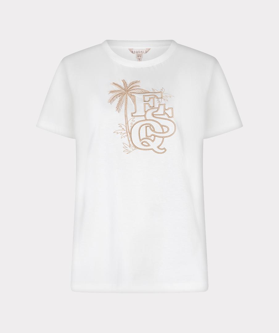 EsQualo T-Shirt HS26.05202 Off-White 1