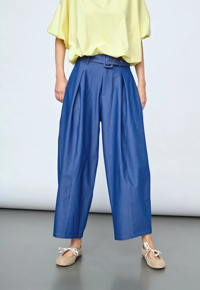 Sisters Point Pantalon Gaki-Pa1 Blauw 1