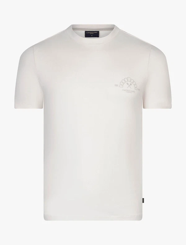 Cavallaro T-Shirt Don Mozzarella Beige 1
