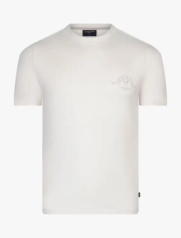 Cavallaro T-Shirt Don Mozzarella Beige 1