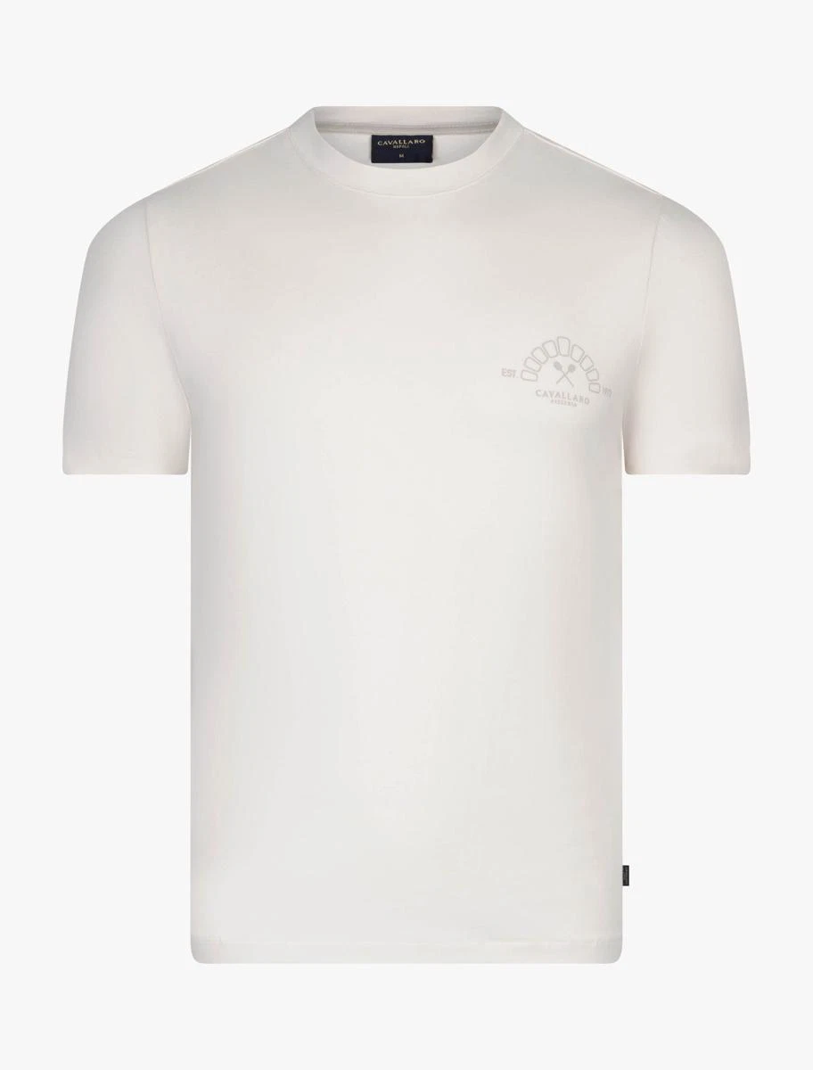 Cavallaro T-Shirt Don Mozzarella Beige 1
