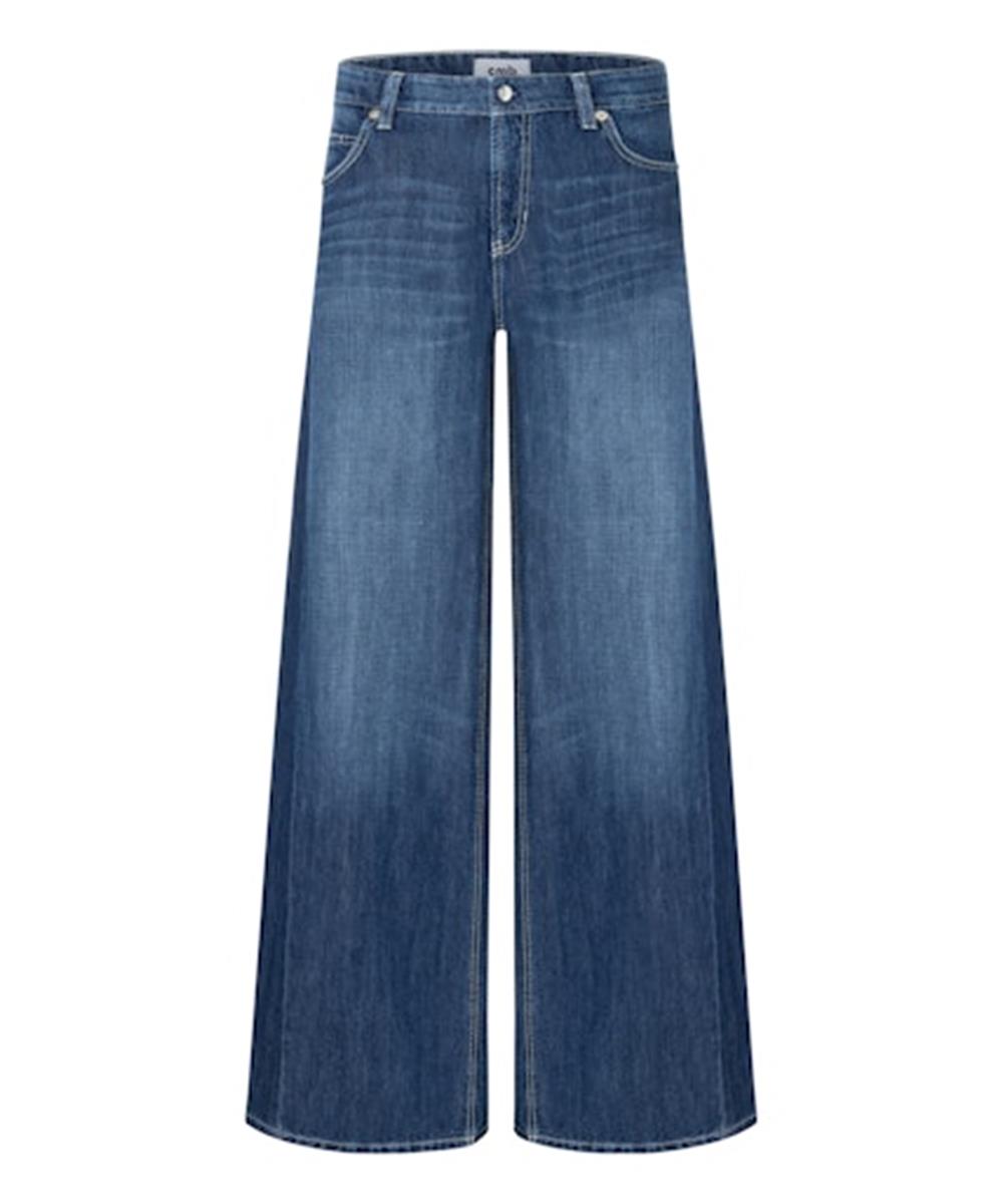 Cambio Jeans Palazzo Patch Blauw 1