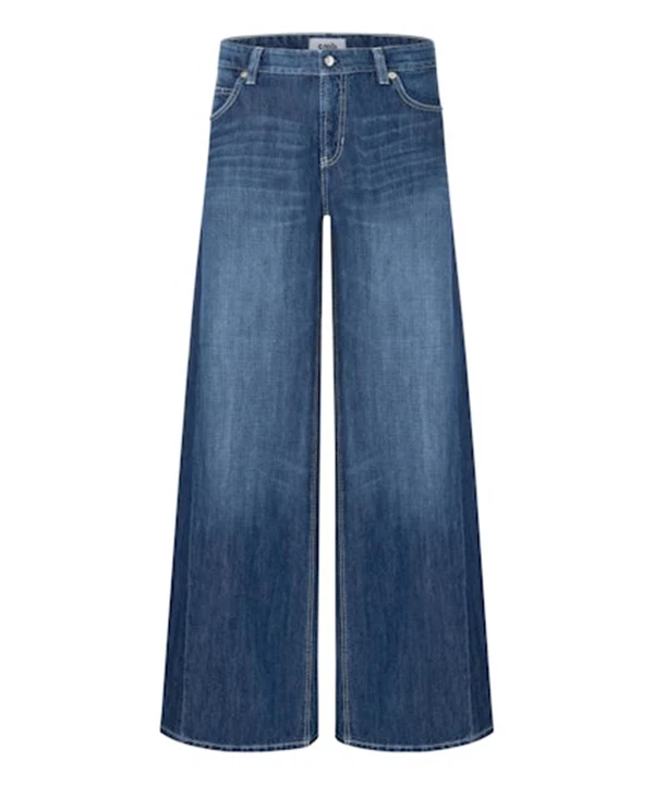 Cambio Jeans Palazzo Patch Blauw 1