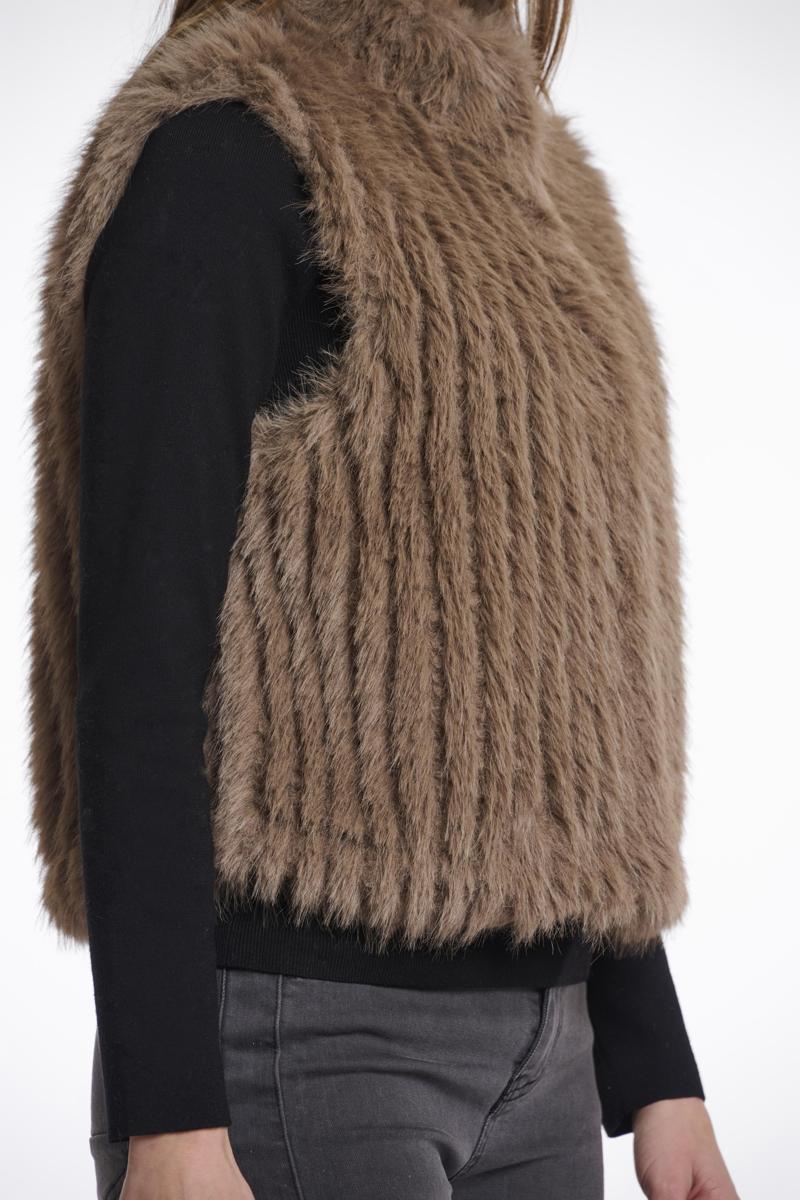 Rino & Pelle Gilet Dava.7002511 Bruin 3