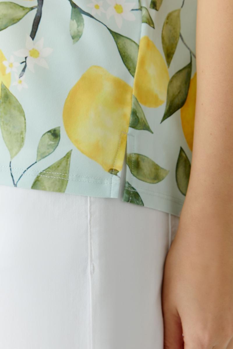 Oui T-Shirt 0097536 Geel  5