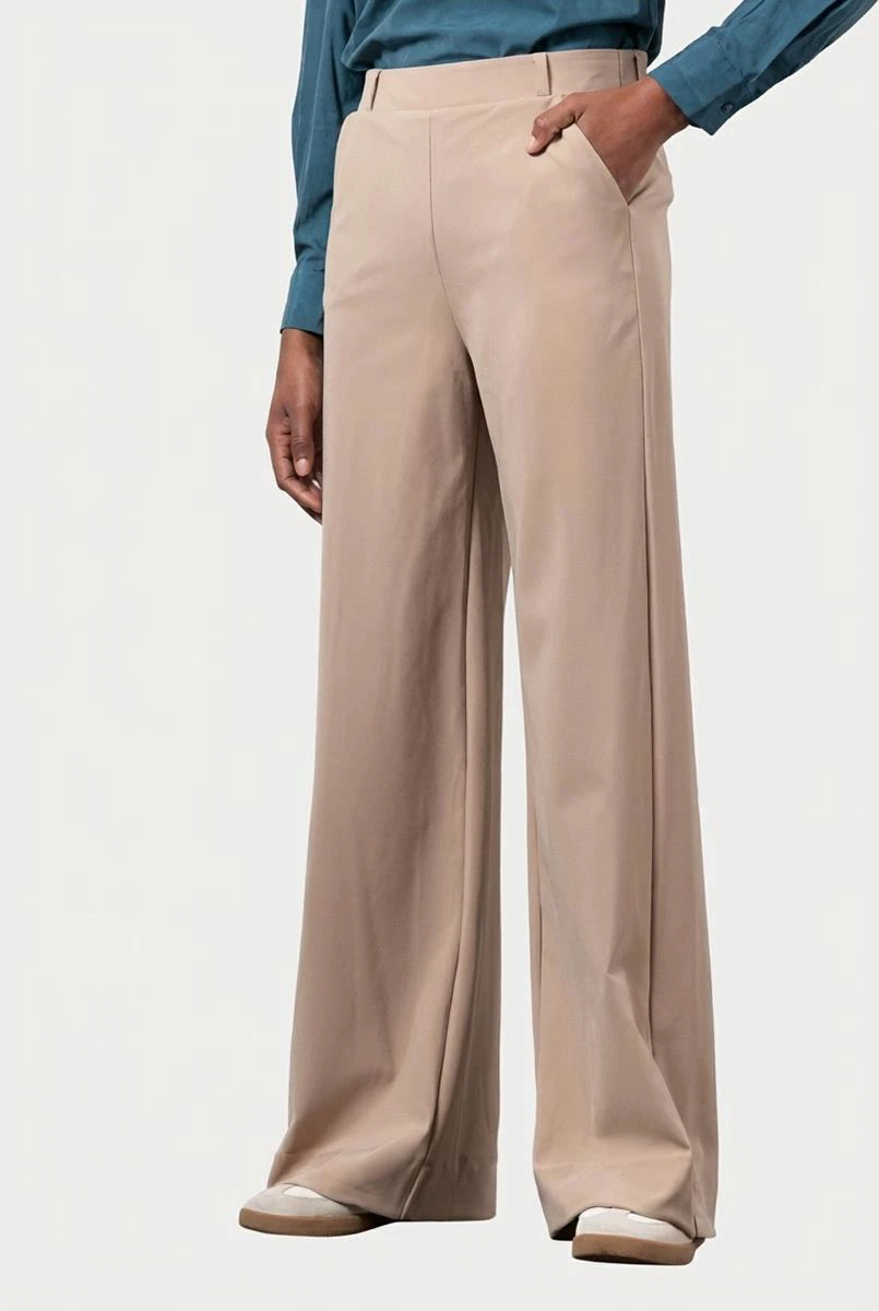 Studio Anneloes Pantalon Lexie Bonded Beige 1