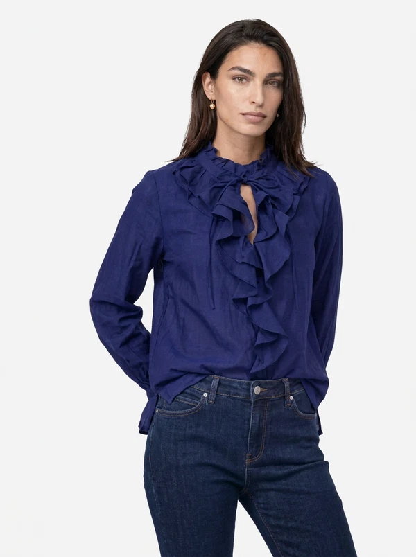Monari Blouse 810223 Blauw 1