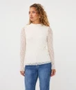 EsQualo Longsleeve F26.30504 Off-White 6