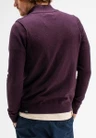 Butcher of Blue Trui Clifden Halfzip Paars 3