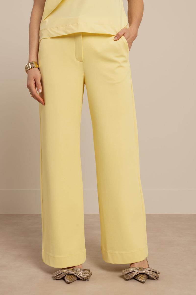 Studio Anneloes Pantalon Luz Twill Geel  1