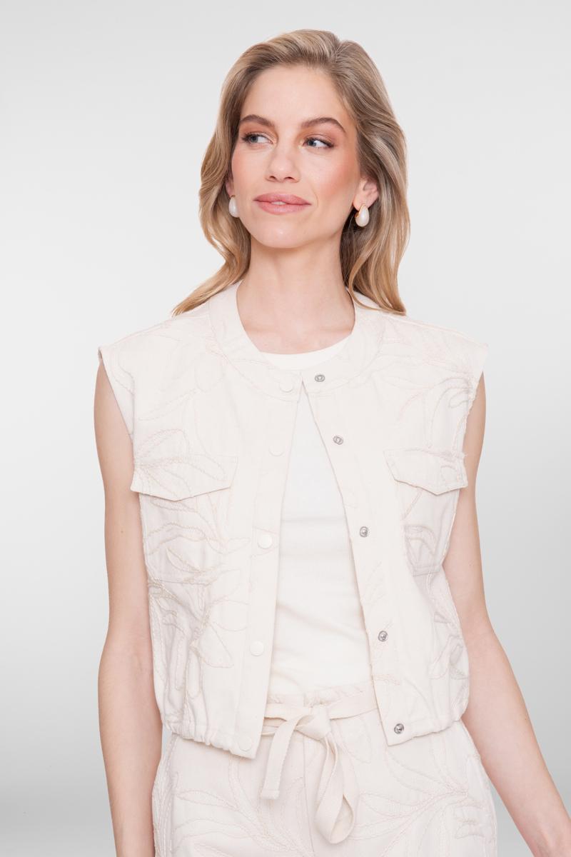 Geisha Gilet 65307-10 Off-White 6