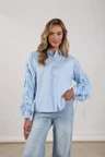 NUKUS Blouse Rosa Blauw 1