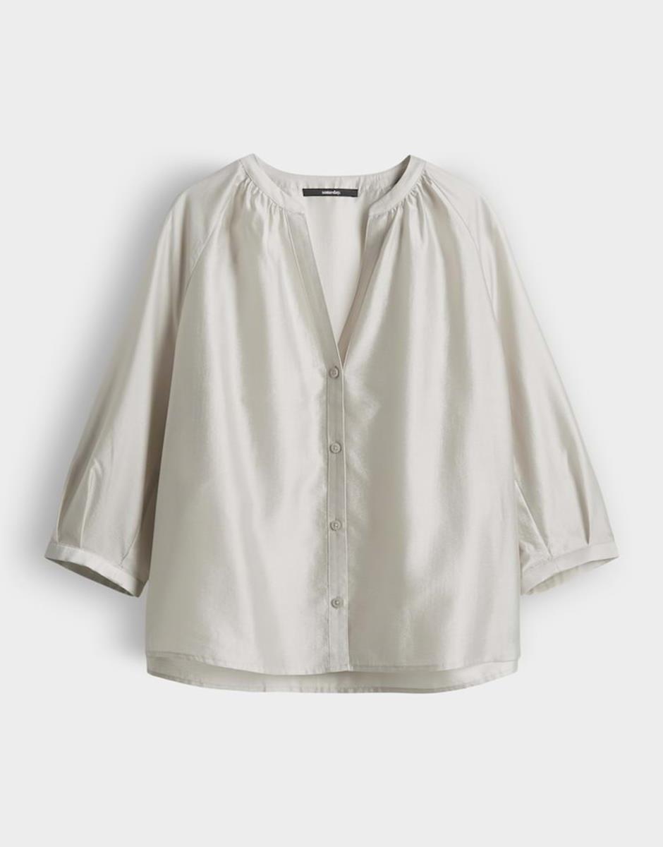 SOMEDAY Blouse Zamida Taupe 3