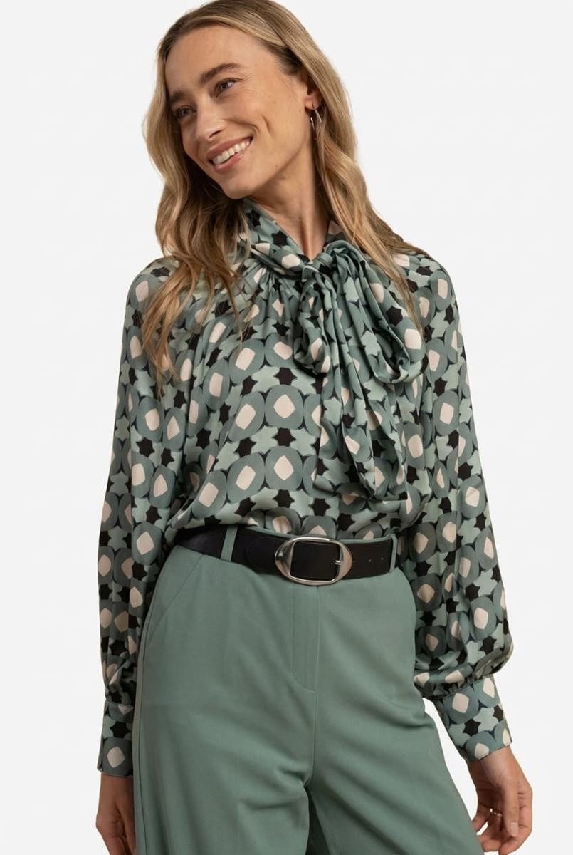 Studio Anneloes Blouse Lorina  Groen 1